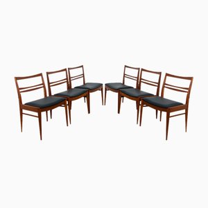 Mid-Century Esszimmerstühle aus Teak, 1960er, 6er Set