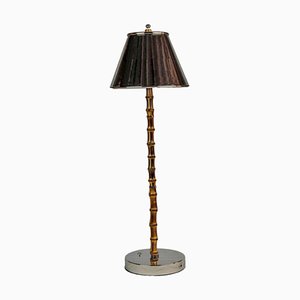 Lampe de Bureau Refilling en Acier et Bambou par Isander Borges