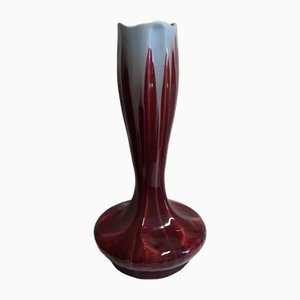 Vaso antico Art Nouveau, Belgio, fine XIX secolo