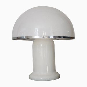 Acrylic Glass Mushroom Table Lamp attributed to Groupe Habitat, France, 1970s