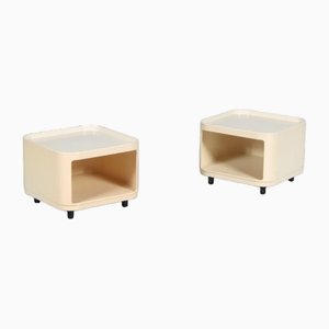 Night Stands by Anna Castelli for Kartell, Italy, 1970s, Set of 2
