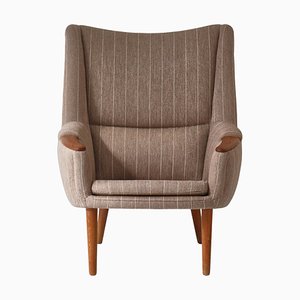 Sillón danés moderno con respaldo alto de Kurt Østervig, 1958