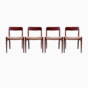 Danish Dining Chairs by Niels Otto Mølller, Set of 4