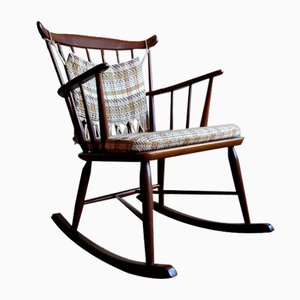 Rocking Chair attributed to Børge Mogensen for FDB Møbler