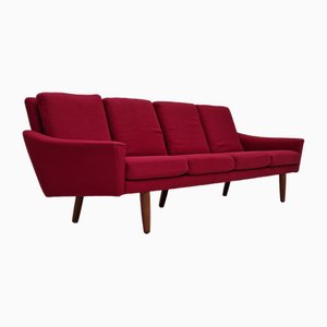 Vintage Danish 4-Seater Sofa