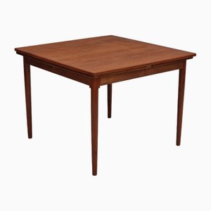 Danish Unfolded Dining Table in Teak, 1960s