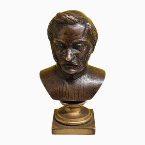 Small Bronze Bust of Man, 1863