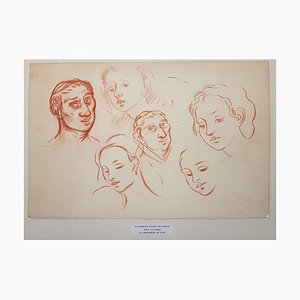 Lucien Philippe Moretti, Study, Drawing