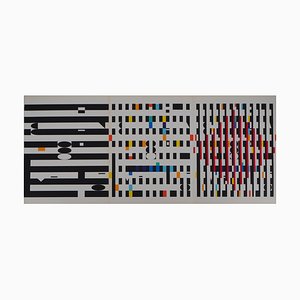 Yaacov Agam, Kinetic Composition, Original Screen Print