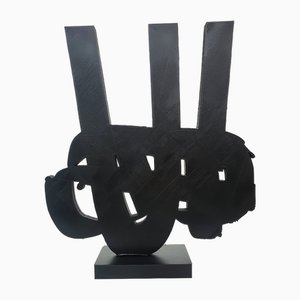 PyB, Overseoir for Soulages, 2022, Plastic, Resin & Acrylic Sculpture