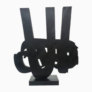 PyB, Overseoir for Soulages, 2022, Sculpture en Plastique, Résine & Acrylique