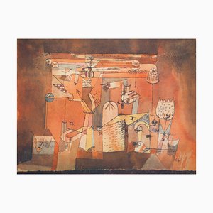 Paul KLEE, Mechanisches Chaos, 1964, Lithographie und Schablone