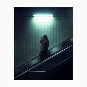 Mr strange, 2022, The Escalator, Giclée-Druck auf Hanhemühle-Papier