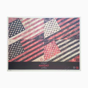 Shepard Fairey, May Day Flag, 2010, Siebdruck