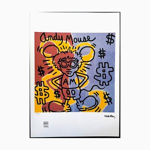 Keith Haring, Andy Mouse, Screen print