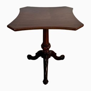 Lámpara de mesa victoriana de caoba, década de 1860