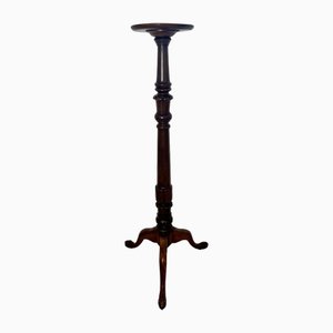 Victorian Carved Mahogany Torchere, 1880s