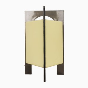 Mid-Century Modern Dutch Geometric Beige Accent Table Lamp, 1960s