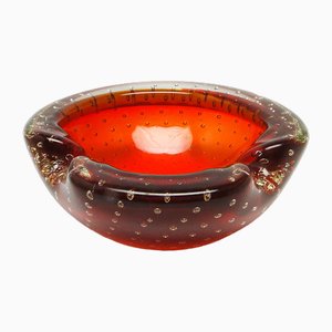 Italian Sommerso Murano Glass Bowl by G. Ferro for Made Murano Glass, 1950s