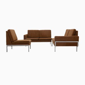 Modular Parallel Bar Sofas attributed to Florence Knoll, 1960s, Set of 3