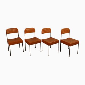 Box Chairs by Enzo Mari for Driade, 1980s, Set of 4