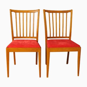 Mid-Century Scandinavian Modern Dining Chairs, 1960s, Set of 2