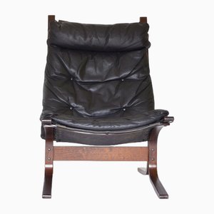 Vintage Siesta Stuhl mit hoher Rückenlehne von Ingmar Relling für Westnofa Norway, 1960er