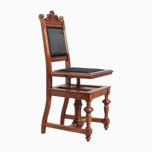 High Adjustable Piano Chair, 1880s