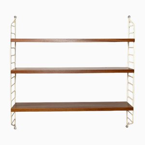 Swedish Shelving in Wood and Metal, 1960s