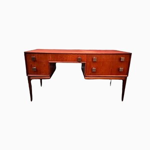 Mid-Century Dressing Table with Brushed Chrome Handles