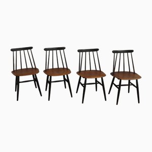 Fanett Dining Chairs by Ilmari Tapiovaara for Edsby Verken, 1957, Set of 4