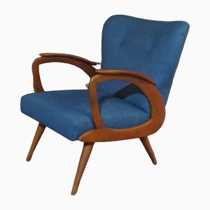 Vintage Lounge Chair in Teak by B. Spuijs for De Ster Gelderland Meubelfabriek, 1950s