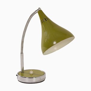 Lámpara de escritorio verde, Florence, años 60