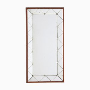 Mid-Century Swedish Shaped Wall Mirror, 1960s