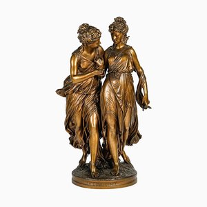 Escultura de bronce del siglo XIX atribuida a Louis Grégoire