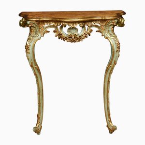French Painted Console Table, 1890s
