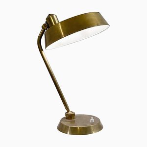 Mid-Century Schreibtischlampe aus Messing, Italien, 1960er