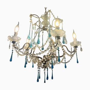 Greta Garbos Tears Murano Chandelier, 1980s