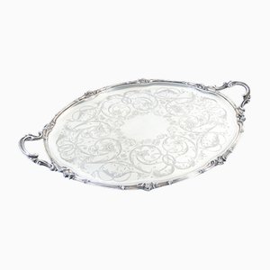 Tray in Silver-Plating from Christofle, France, 1850s