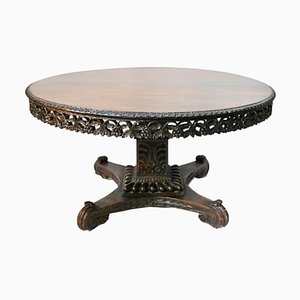 Table de Salle à Manger Coloniale Antique, 1840s