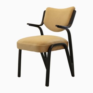 Fauteuil Fehrbellin Vintage en Bois et Tissu