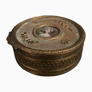 Caja de bronce Napoleón III, década de 1800