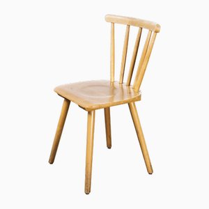 French Beech Stick Back Dining Chair, 1950s