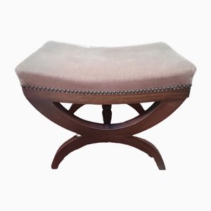 Hocker im Empire-Stil aus Mahagoni