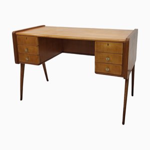 Schreibtisch aus Kirschholz, 1950er