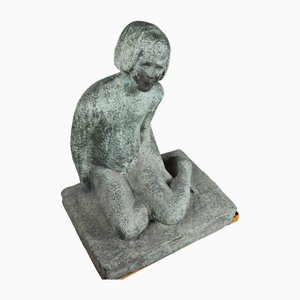 Skulptur aus Bronze von Colette Marchal Simon, 1978