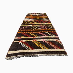 Alfombra de camino turca Kilim estrecha