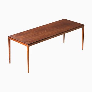 Large Scandinavian Teak Coffee Table, Denmark, 1960s