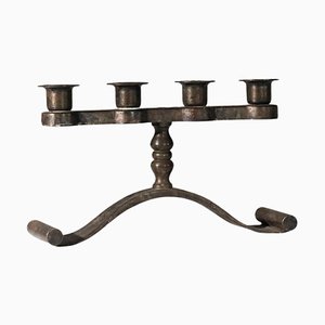 Wrought Iron Candleholder by Charles Piguet, 1930s