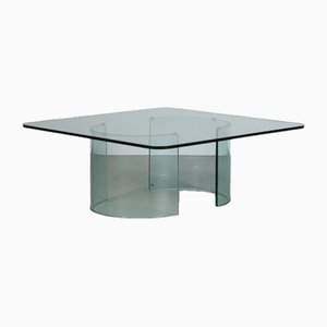 Glass Coffee Table by Pierangelo Galloti for Galloti & Radice, Italy, 1970s